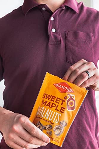 Diamonds Nuts Sweet Maple Walnuts yogurt-parfait topping brings maple crunch
