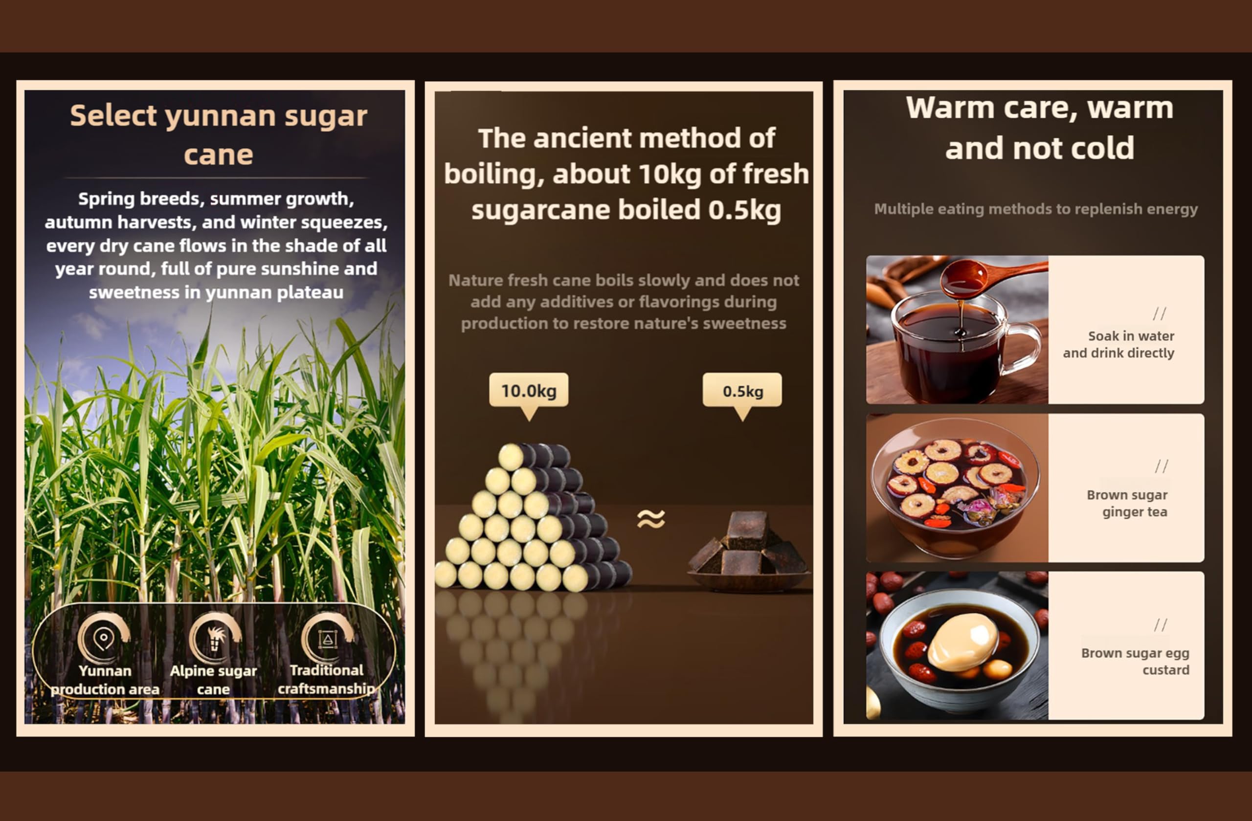 DIAN MAI HAO natural less processed sugar with richer color