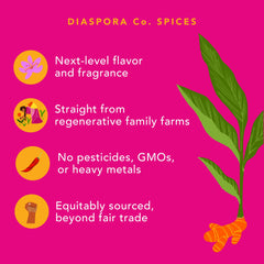 Diaspora Co spiced blend pouring into mug for a cozy drink