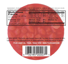 Dickies Peanut Pattie on plate, ready to enjoy with coffee or dessert.