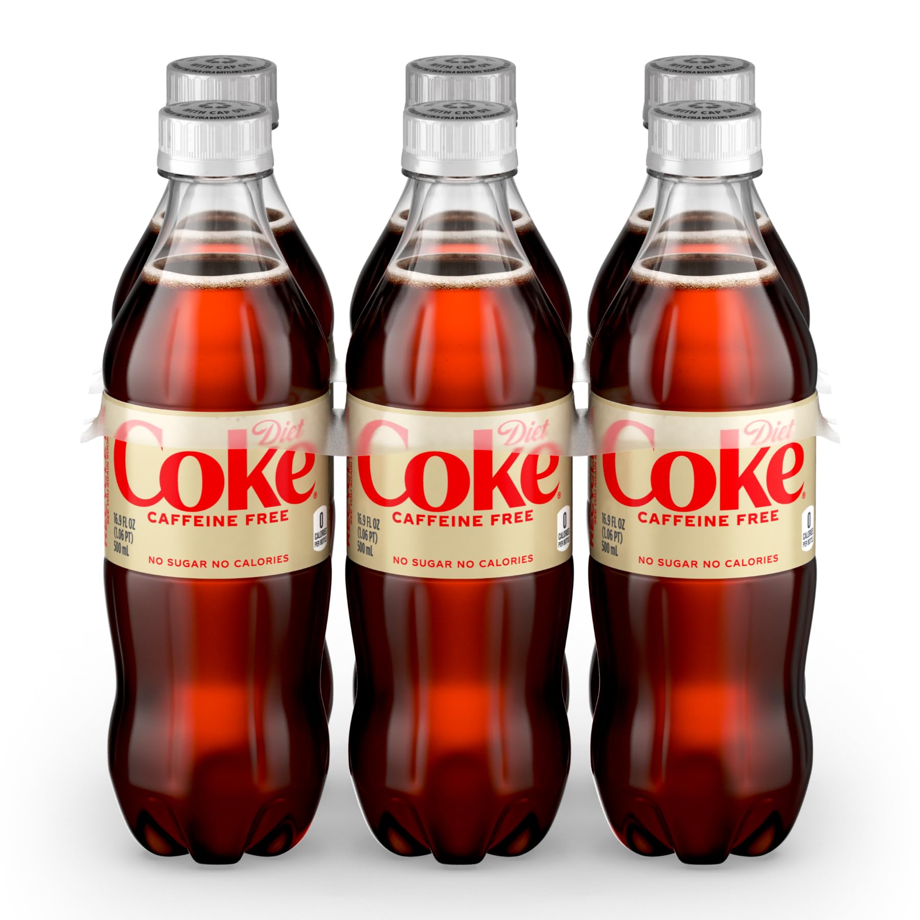 Diet Coke caffeine-free glass with meal as a versatile dining companion.