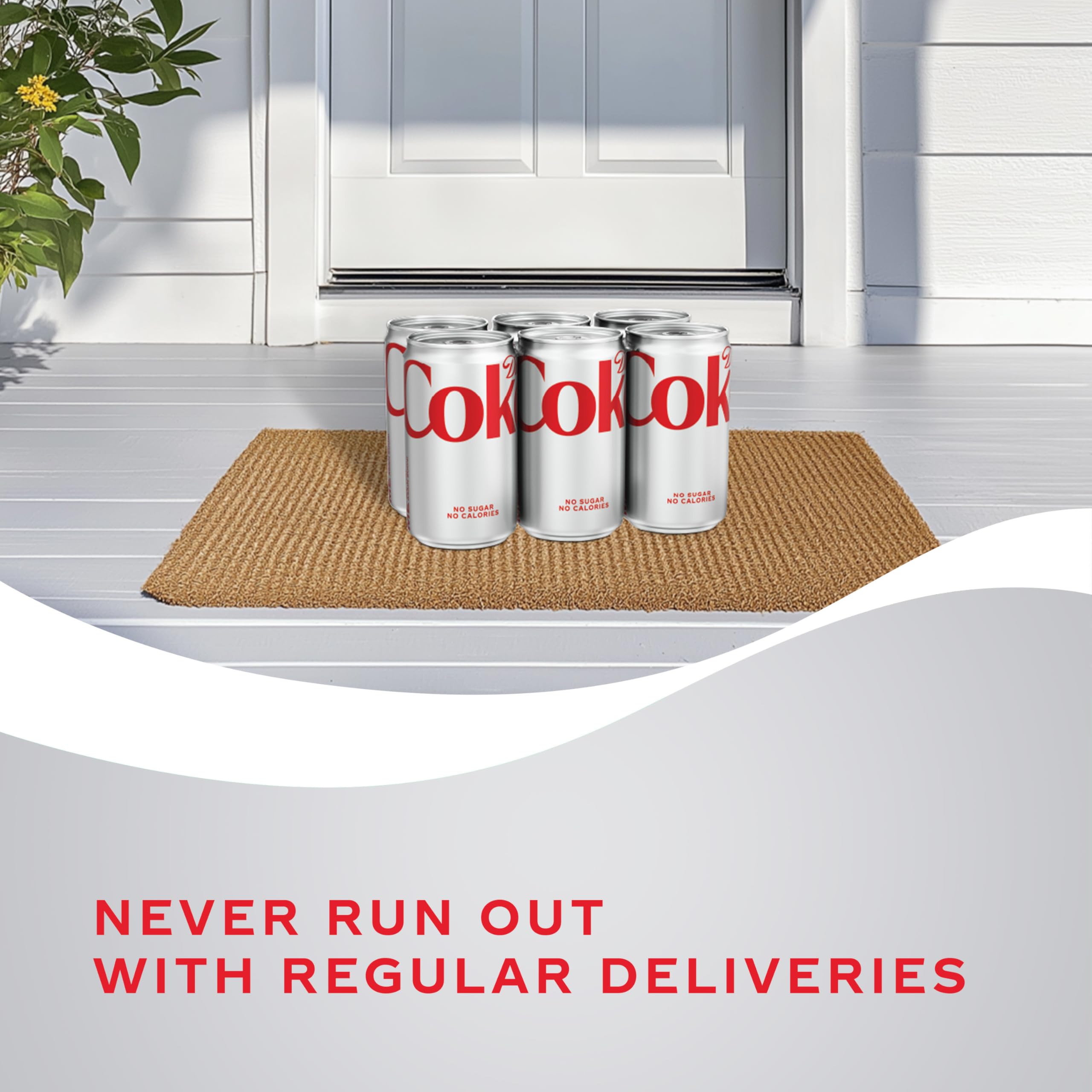 Travel-friendly Diet Coke can ready for on-the-go sipping.