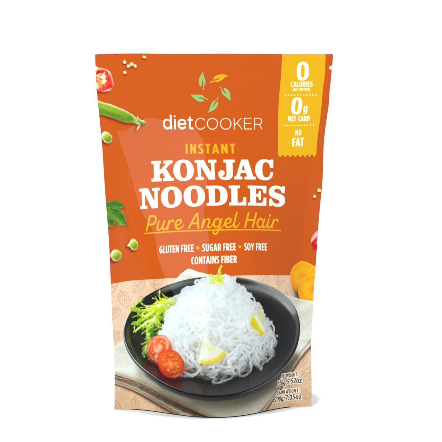 DIET COOKER Keto-friendly Noodle supports low-carb dinners