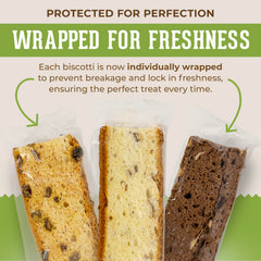 DIJAS Natural Foods biscotti chocolate almond crisp closeup showcases crunchy texture ideal for dipping.