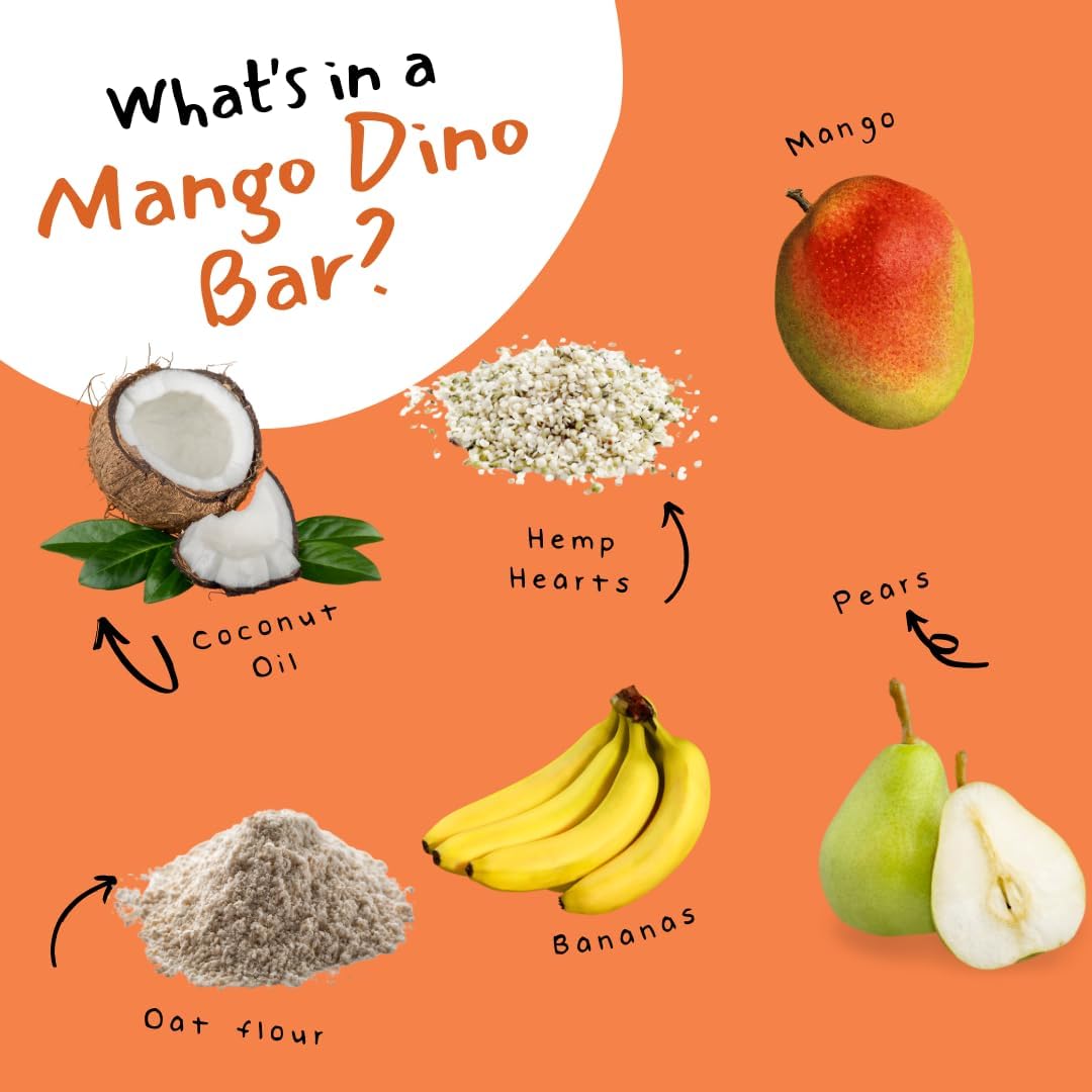 Dino Bars dinosaur-themed packaging: fun snack time inspiration.