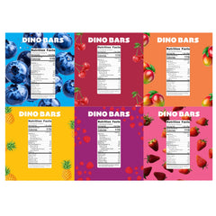 Dino Bars organic non-GMO ingredients: clean nutrition for curious eaters.