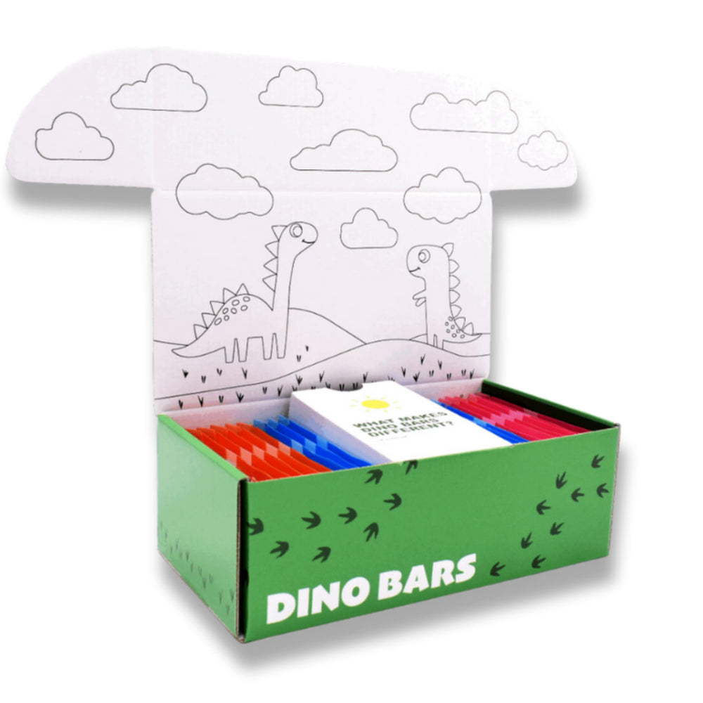 DINO BARS blueberry bars 18-pack on-the-go snack for kids