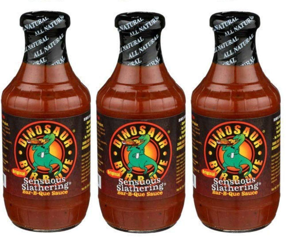 Dinosaur Bar-B-Que Original Sensuous Slathering bottle for grilling, slathering, and dipping.