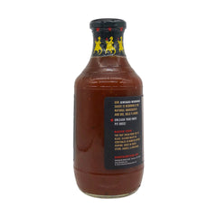 Dinosaur Sensuous Slathering BBQ Sauce six-pack packaging visible