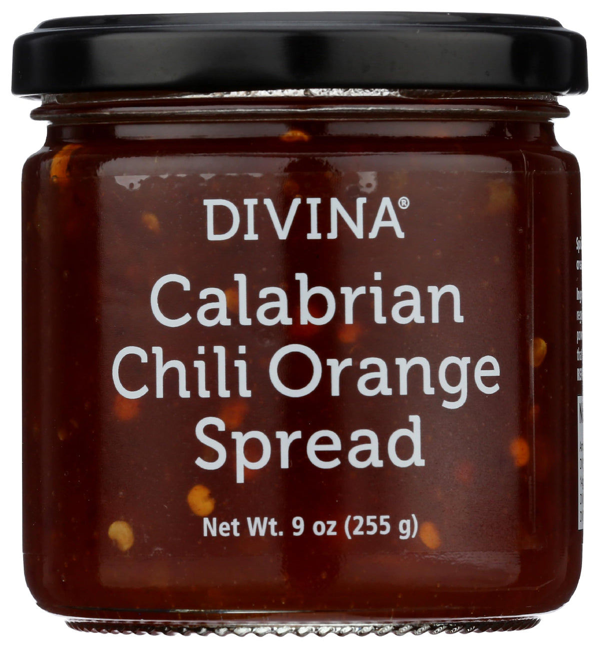 Divina Calabrian Chili Orange Spread jar, ideal for cheese boards and snacking