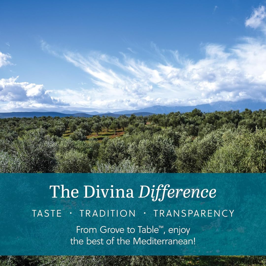 Divina Frescatrano olives on a cheese board pairing with wine.