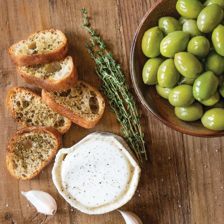 Divina Frescatrano olives on a kitchen counter ready to use.