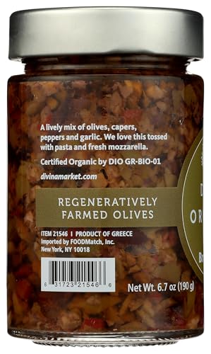 Divina Olive Bruschetta packaging front view.