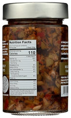 Divina Olive Bruschetta served on cracker for easy snacking.