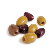 Divina olive mix ingredients display versatile for salads and antipasti