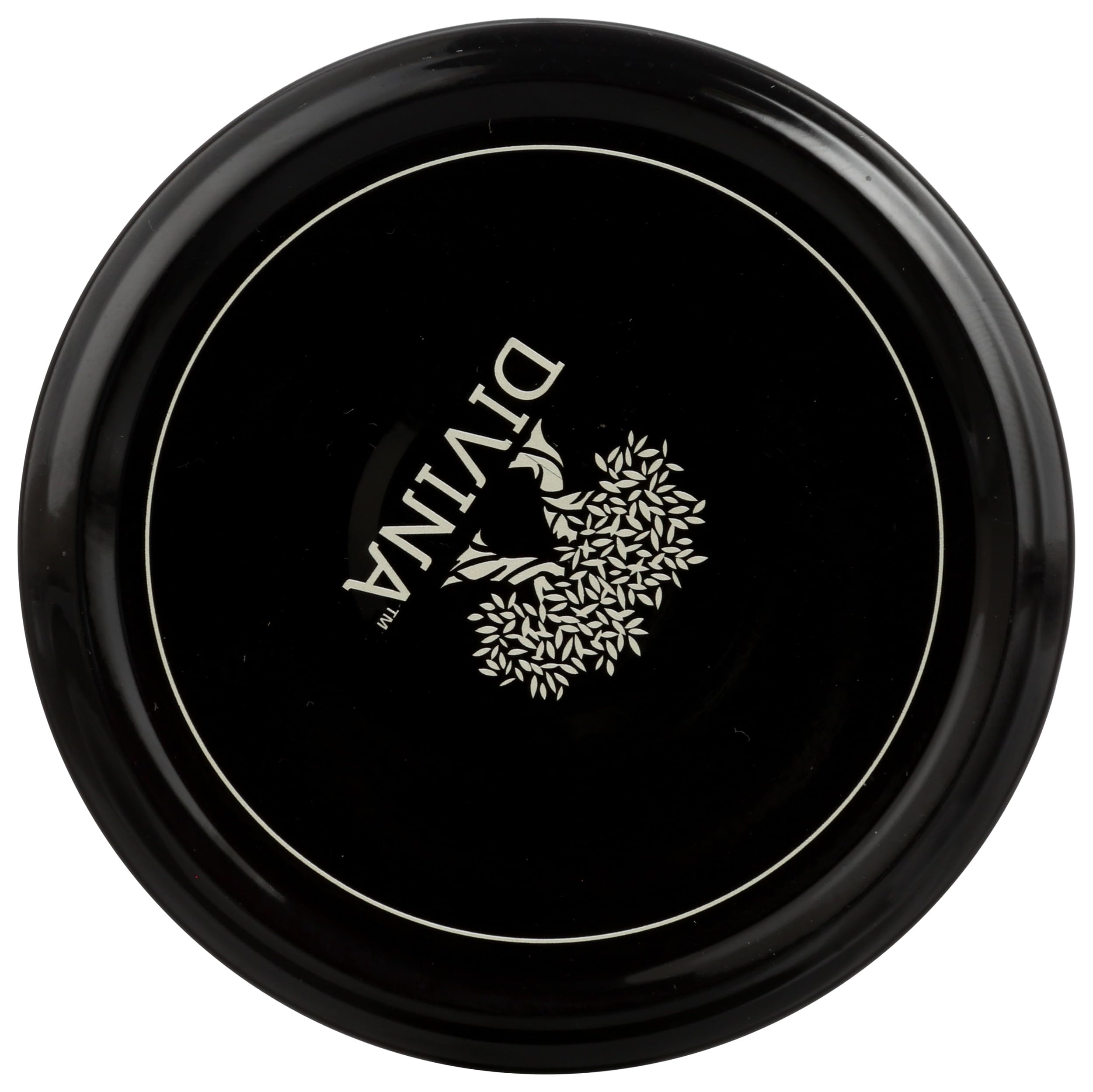 Divina Organic Kalamata Olive Spread label closeup emphasizing authentic Greek olives.