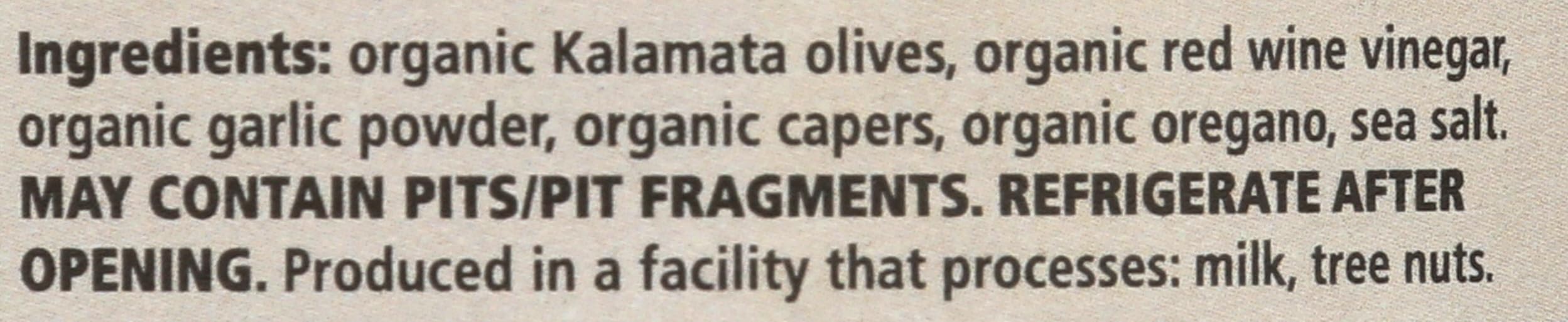 Divina Organic Kalamata Olive Spread with crackers, perfect for simple party bites.