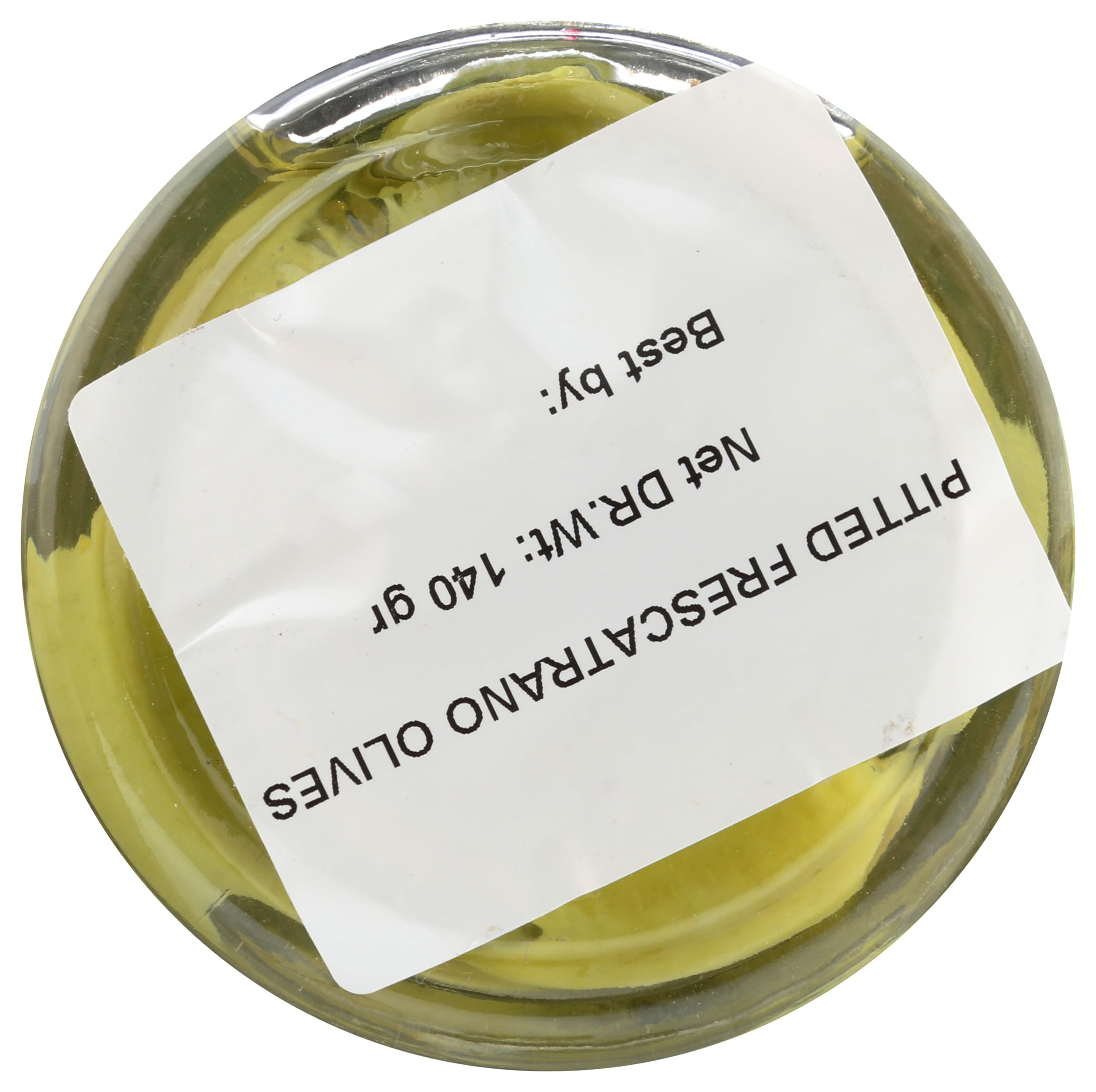 Divina Pitted Frescatrano Olives on kitchen counter, convenient snack option.