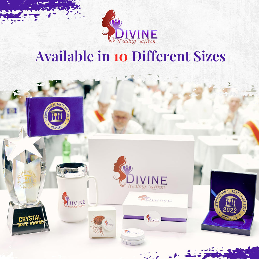 Divine Healing Saffron lab analysis certificate underscoring purity and consistent quality.