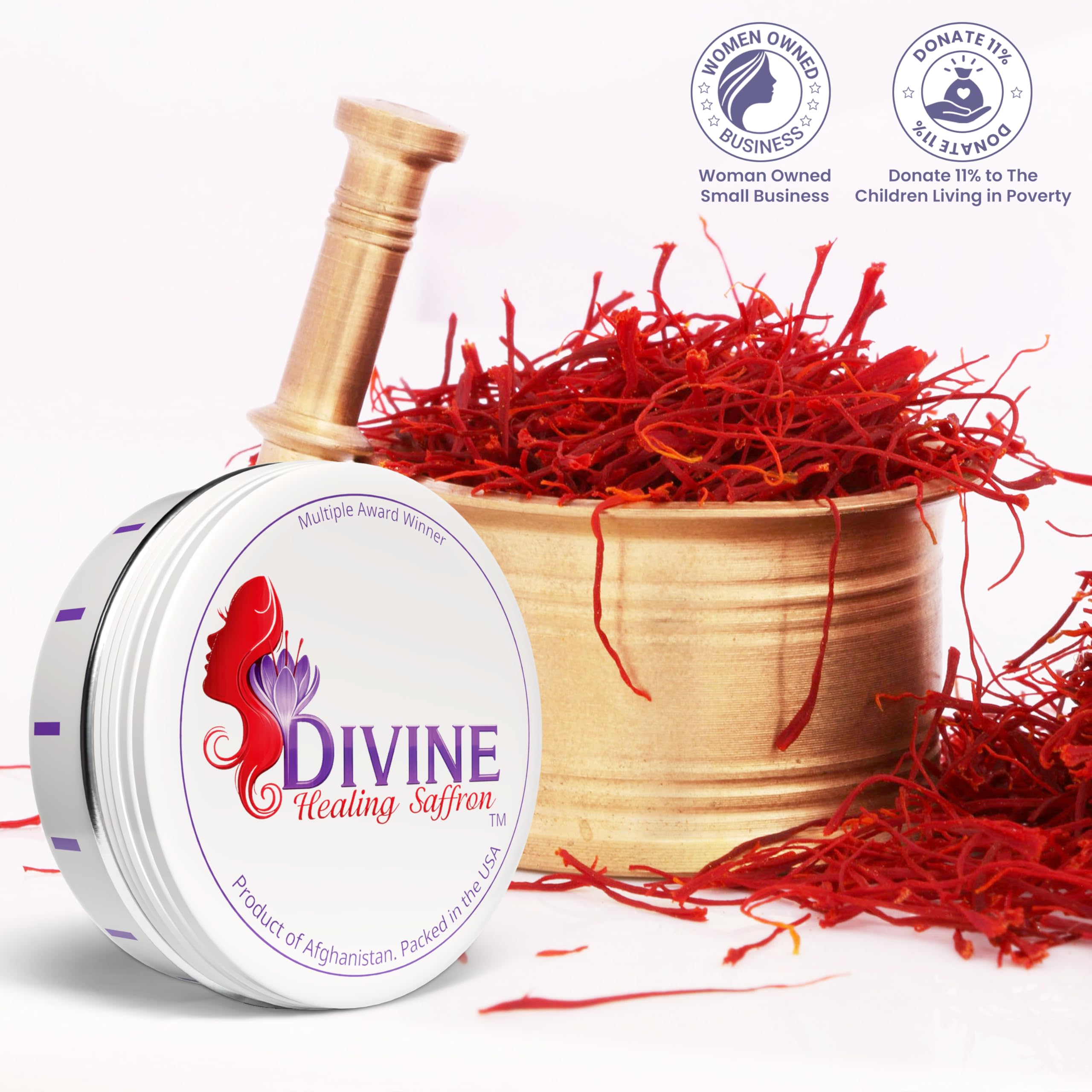 Divine Healing Saffron rice dish with golden threads adding aroma and color.