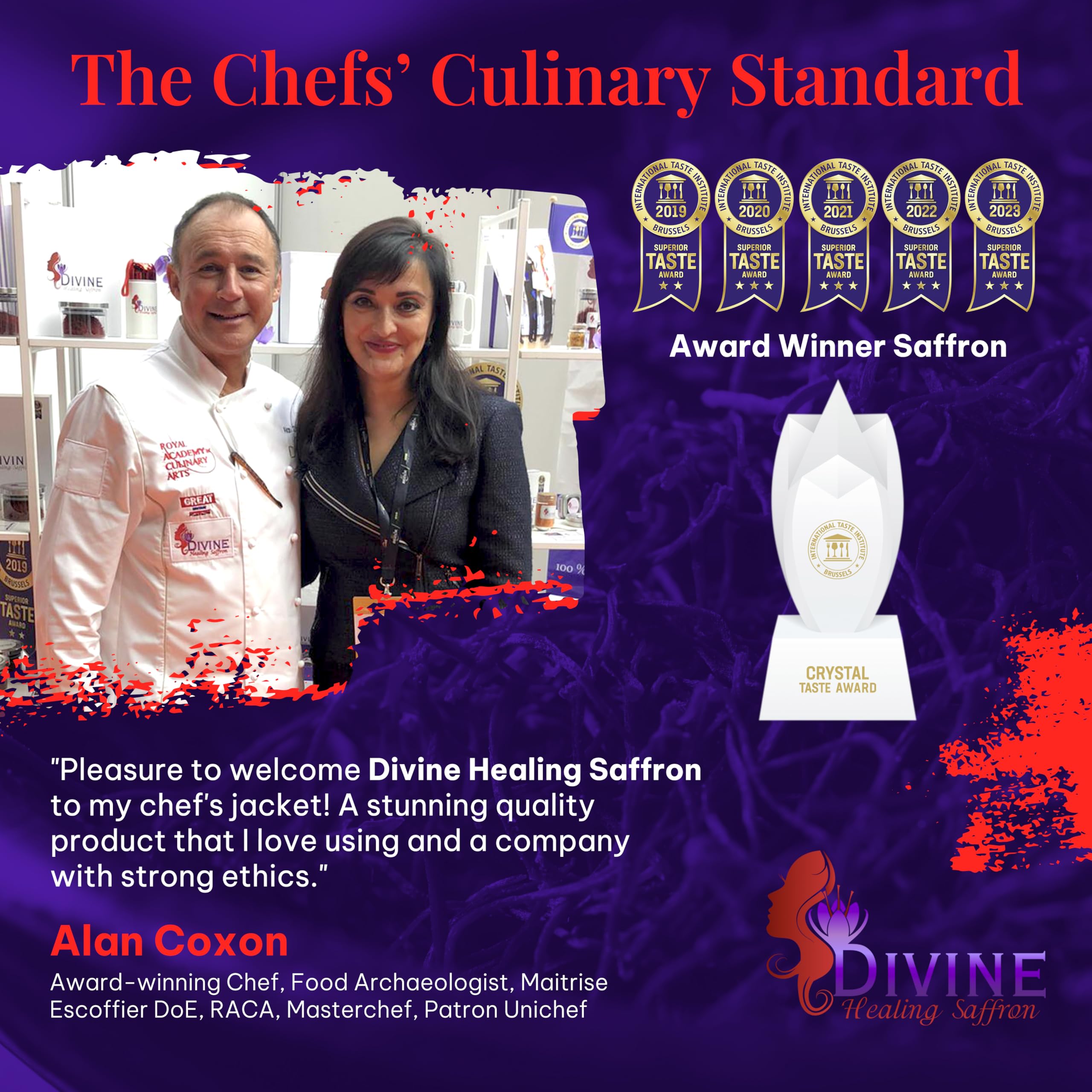 Divine Healing Saffron Threads ideal for paella and risotto.