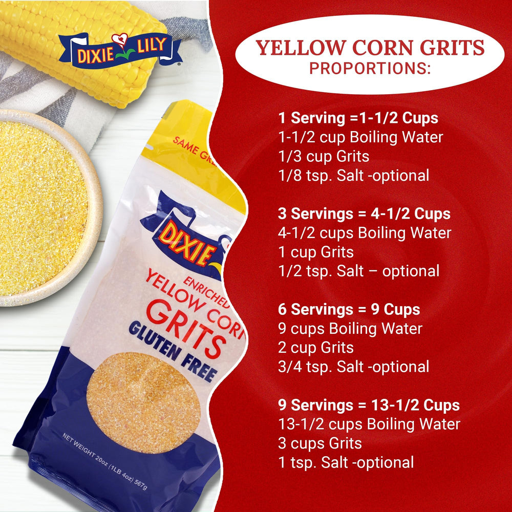 Dixie Lily grits as a warm breakfast base with fruit or honey