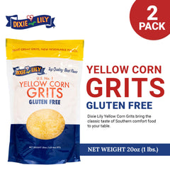 Dixie Lily Yellow Corn Grits ready to serve with creamy texture.
