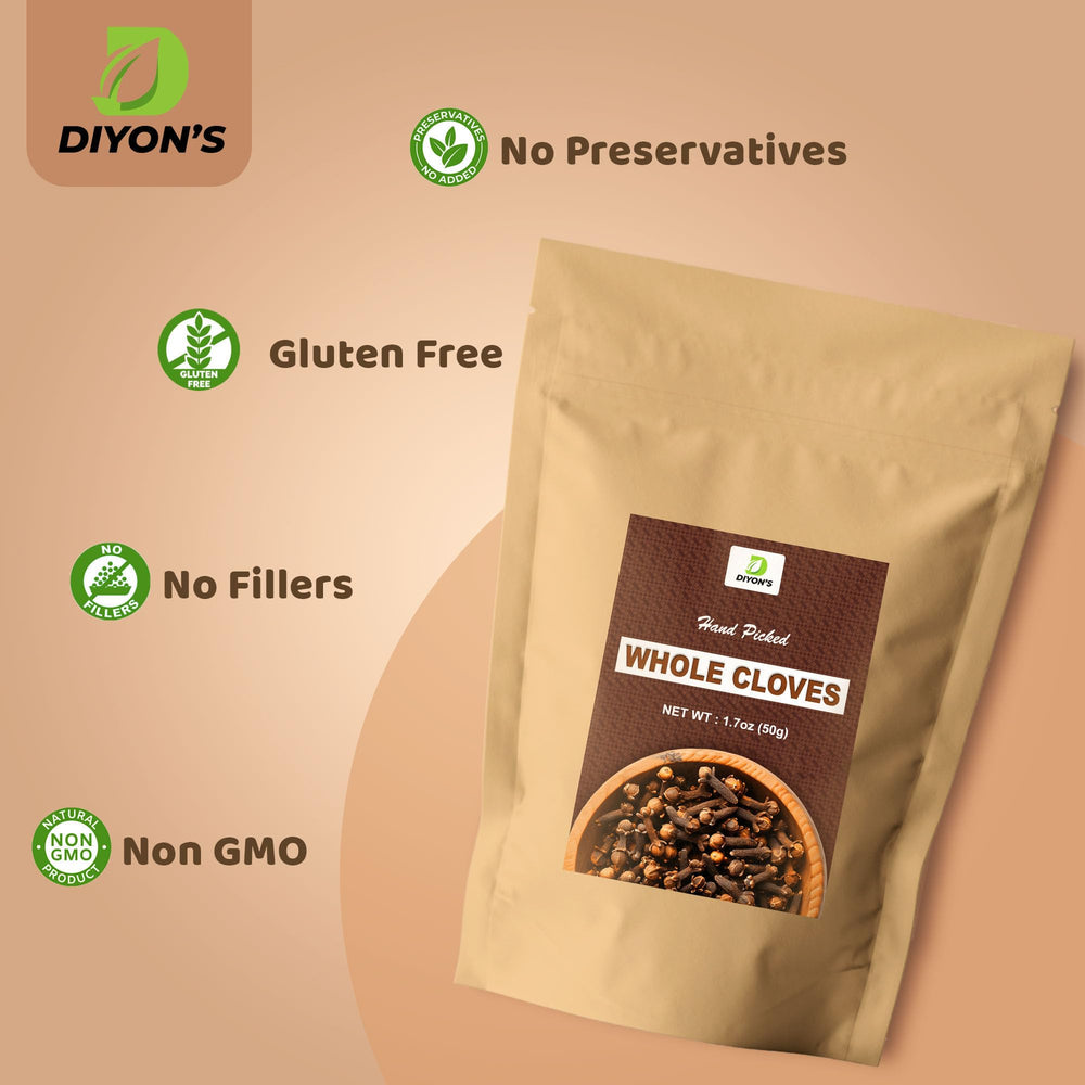Diyon cloves for tea infusion with soothing aroma