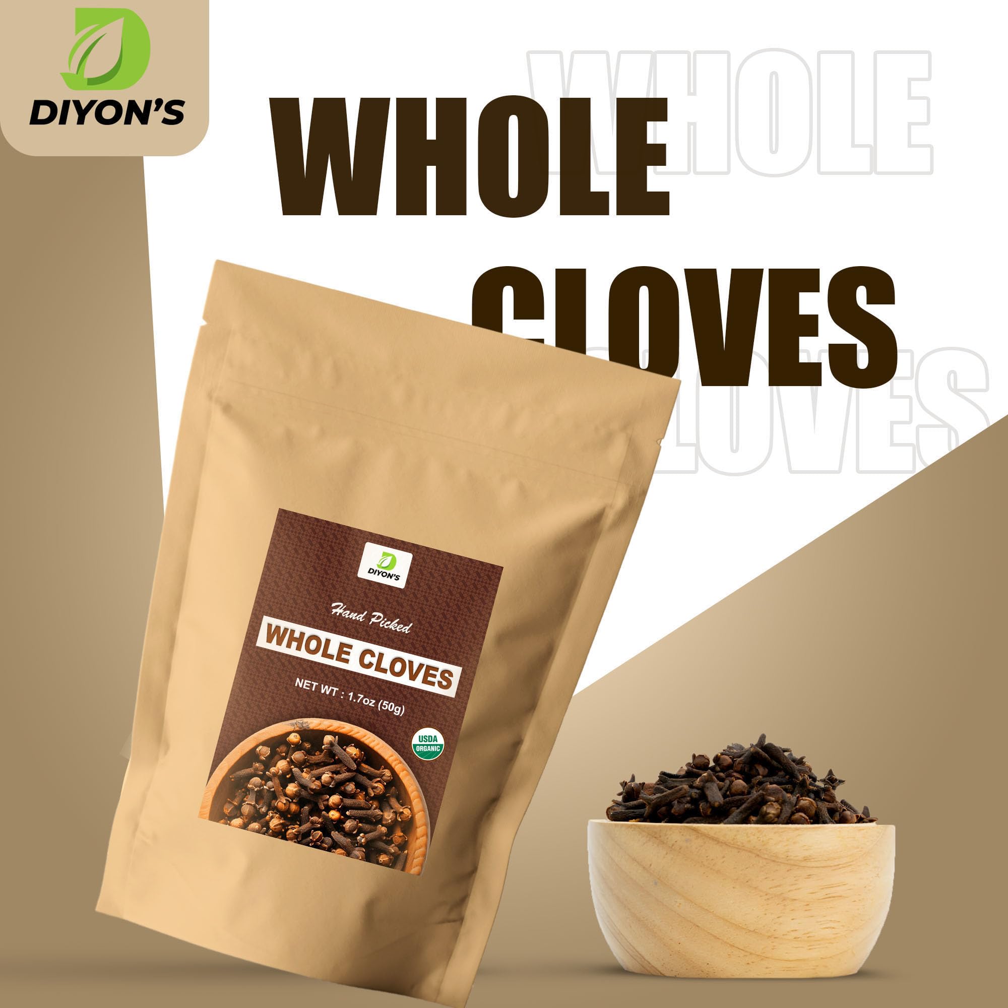 Diyon hand-picked clove from Sri Lanka showing vibrant aroma
