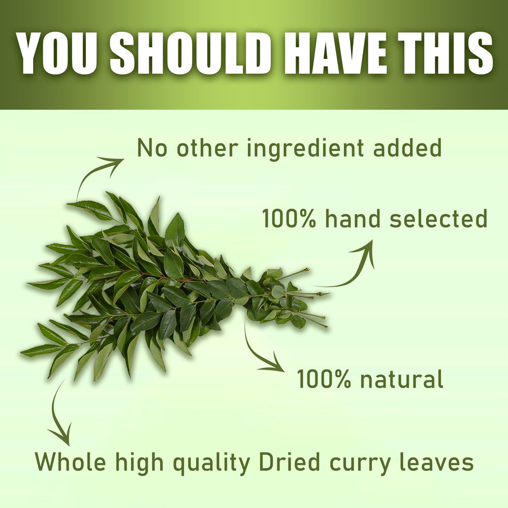 Diyon's curry leaves hand-picked process shown for quality