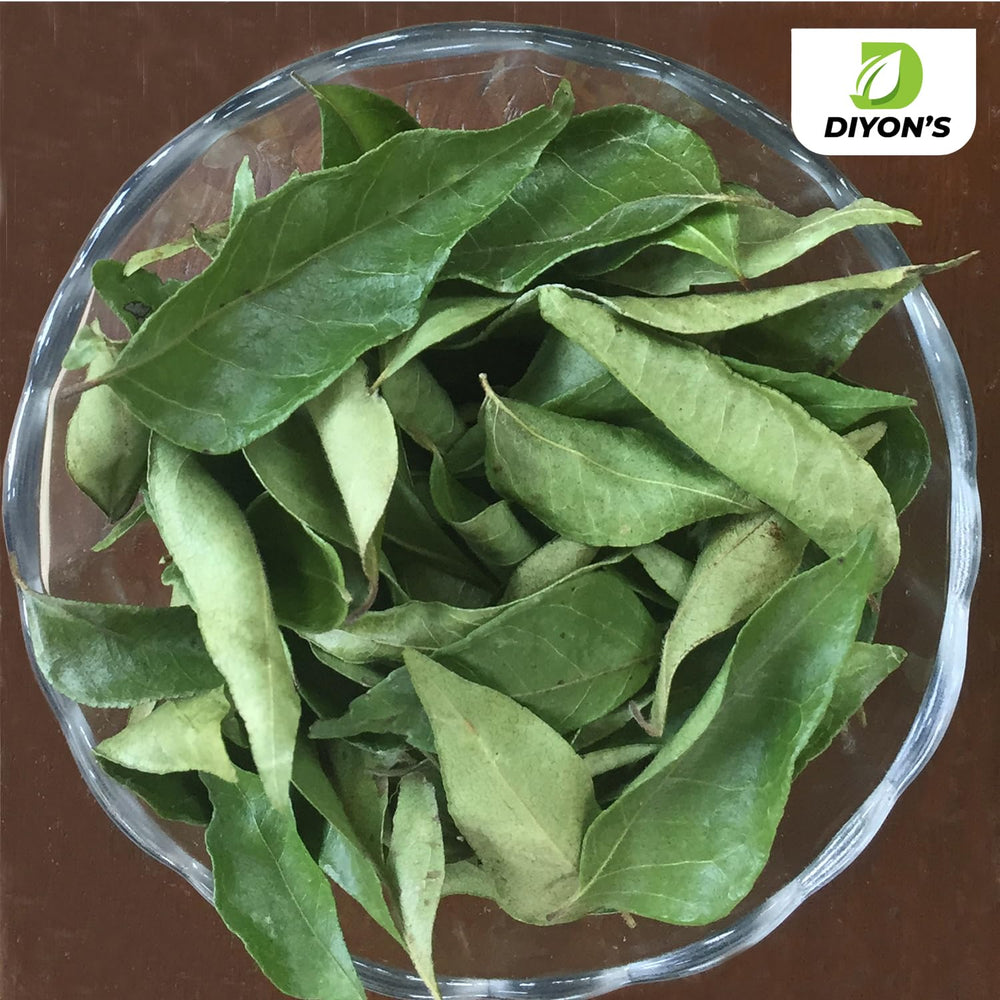 Diyon's curry leaves in cooking use, ready to flavor dishes