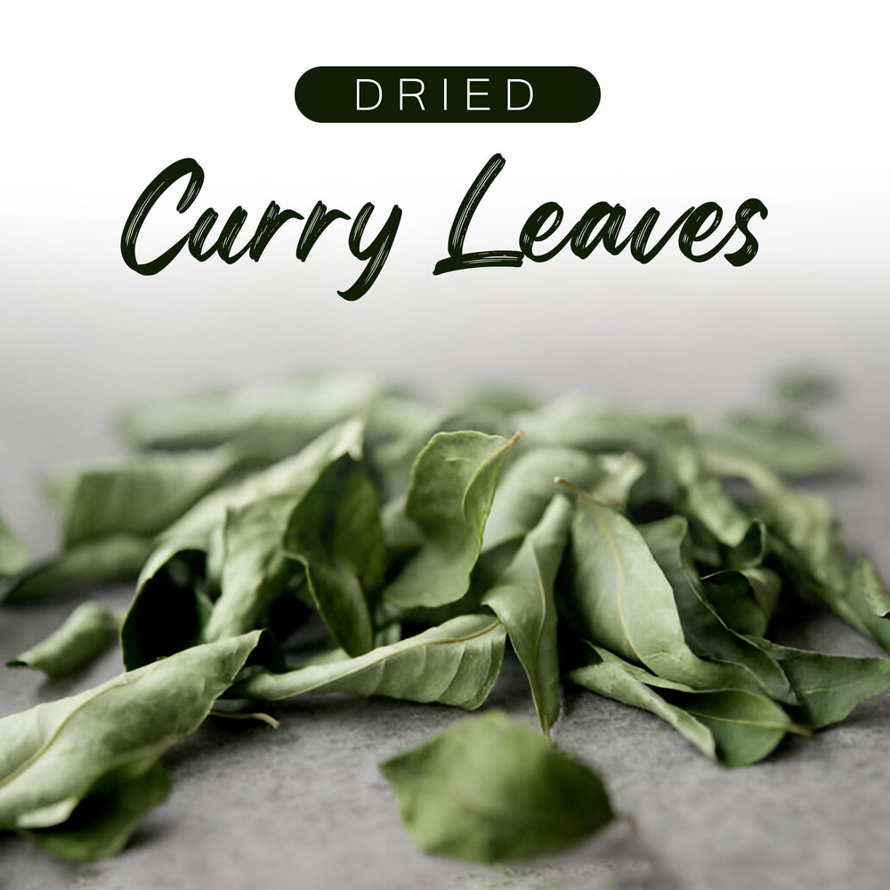 Diyon's curry leaves from Sri Lanka, label showing origin and quality
