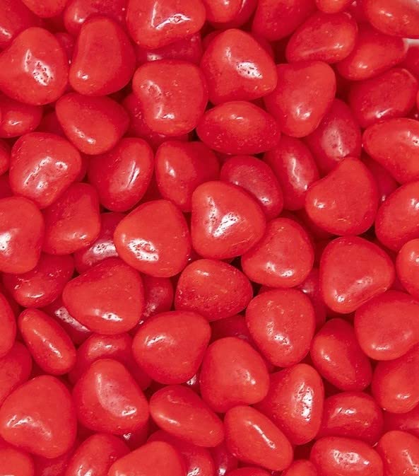 DM Sweets Cinnamon Hearts bulk bag of glossy heart candies for sharing.