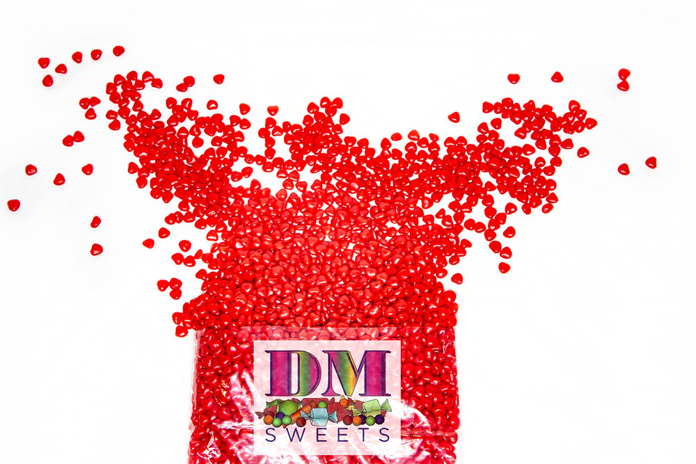 DM Sweets Cinnamon Hearts heart-shaped candy ready for snacking and gifting.