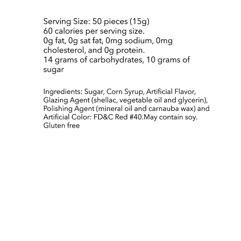 Vending machine setup featuring DM Sweets Cinnamon Hearts to attract customers.