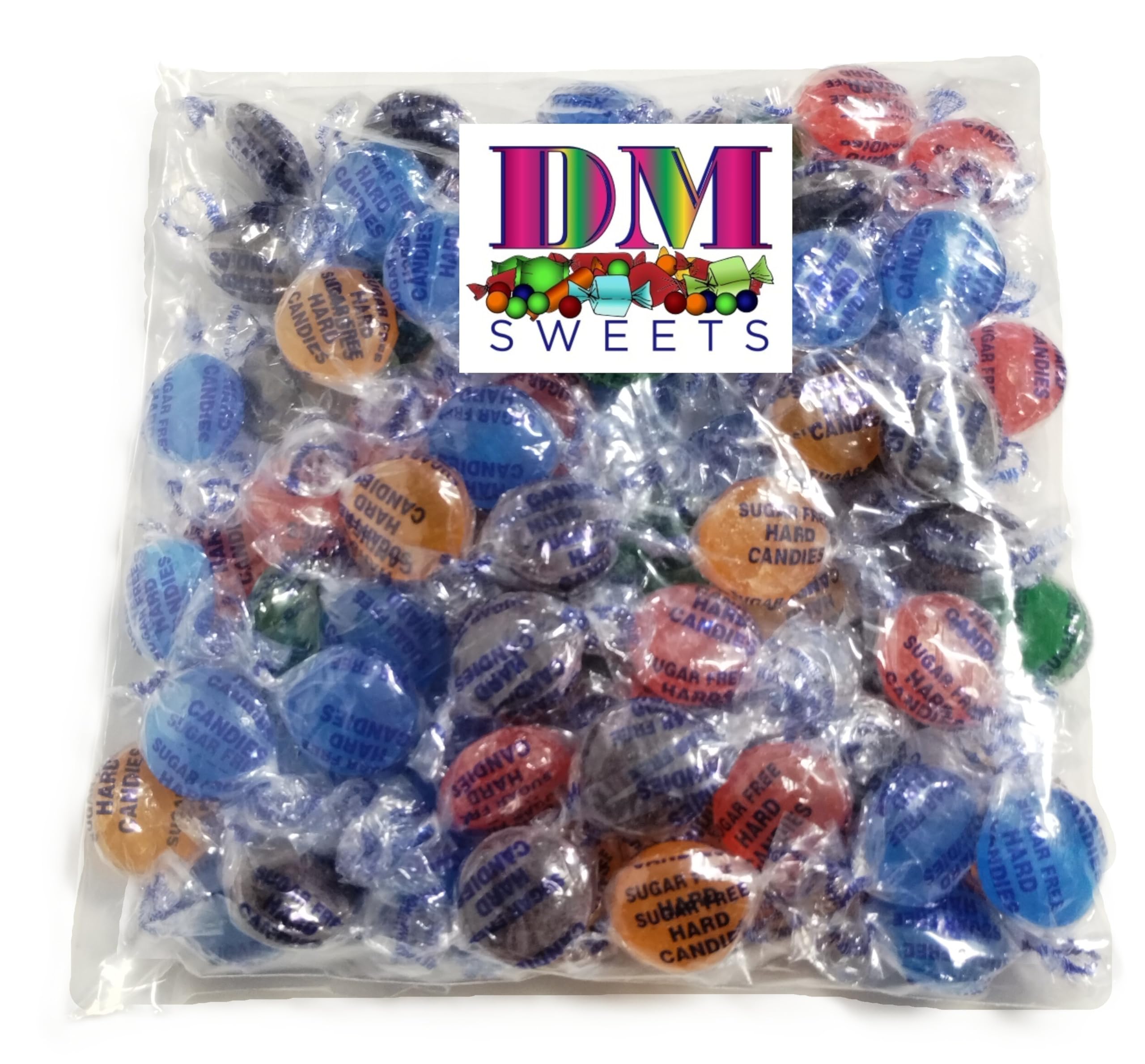 DM Sweets fruit candy flavors cherry-lemon-orange-lime deliver bright taste.