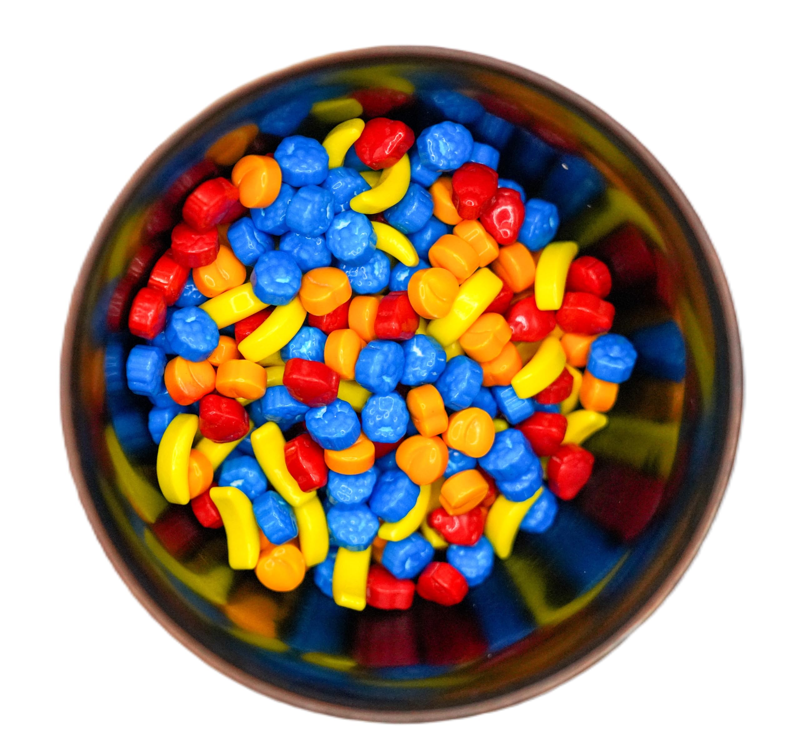 DM Sweets blueberry shaped candy adds color to dessert tables.