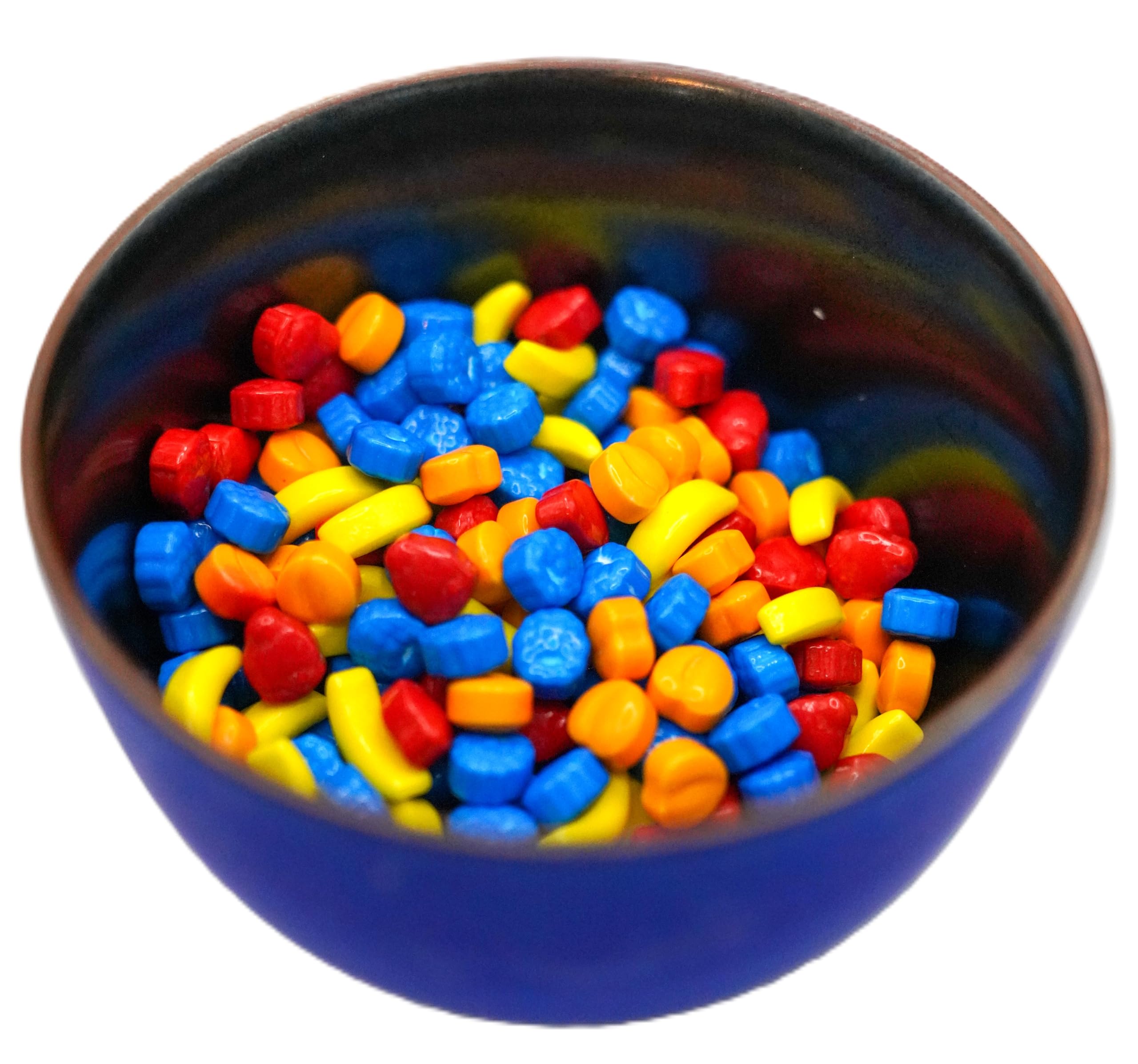 DM Sweets vending-bundle candy close-up, ready for high-traffic machine refills