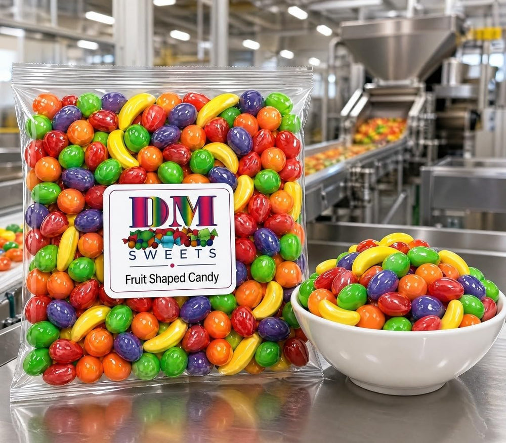 DM Sweets grape candy close-up with rich color for tastier snacking