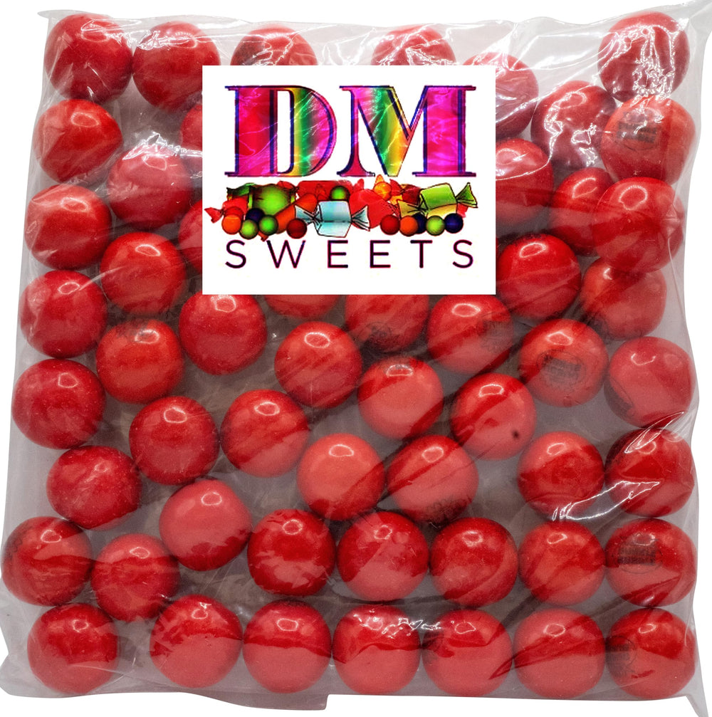 DM Sweets hot-spicy cinnamon gumballs, whole-bag view for sharing or vending