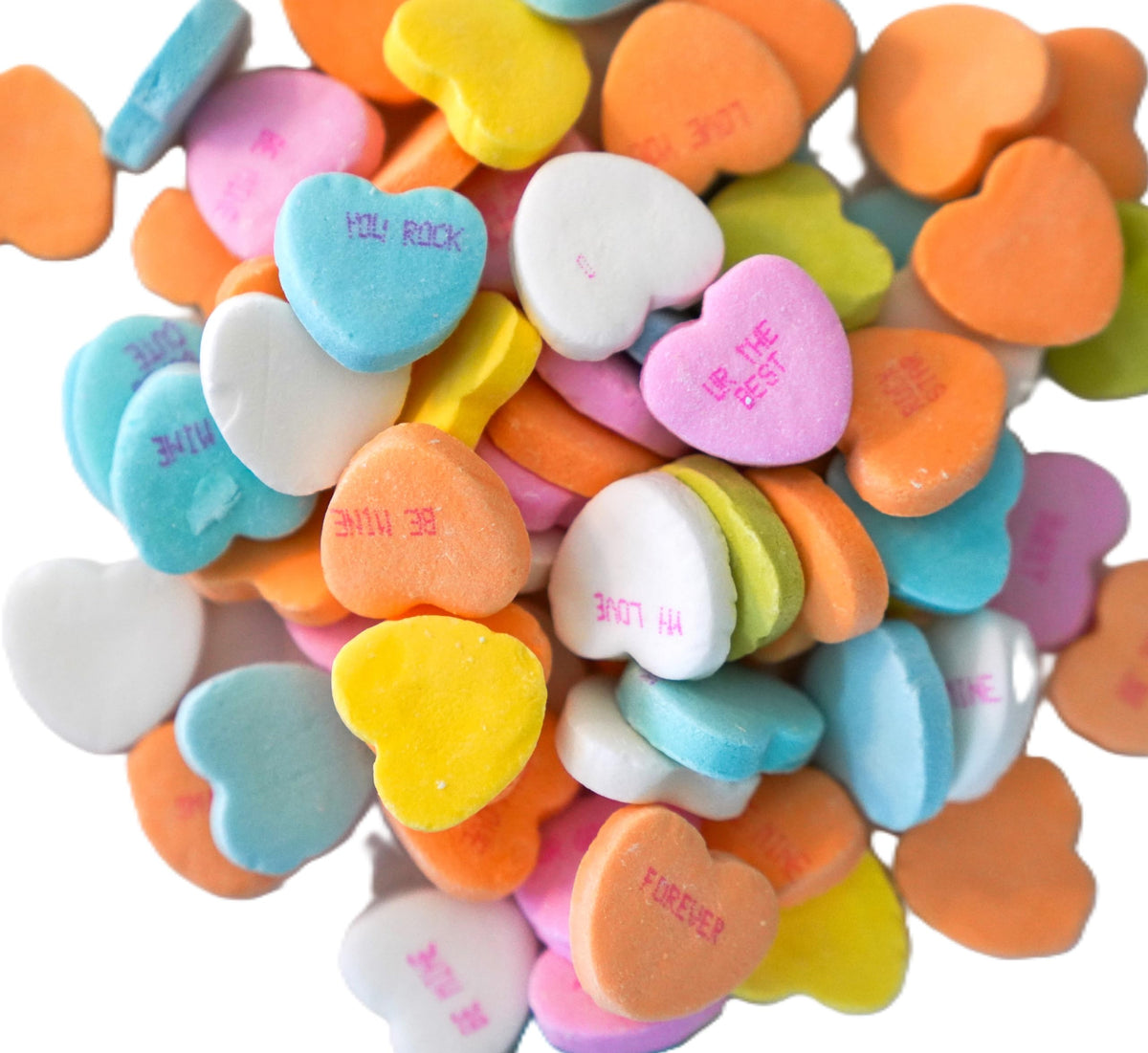 DM Sweets large conversation hearts pastel pack on display for gifting and party decor