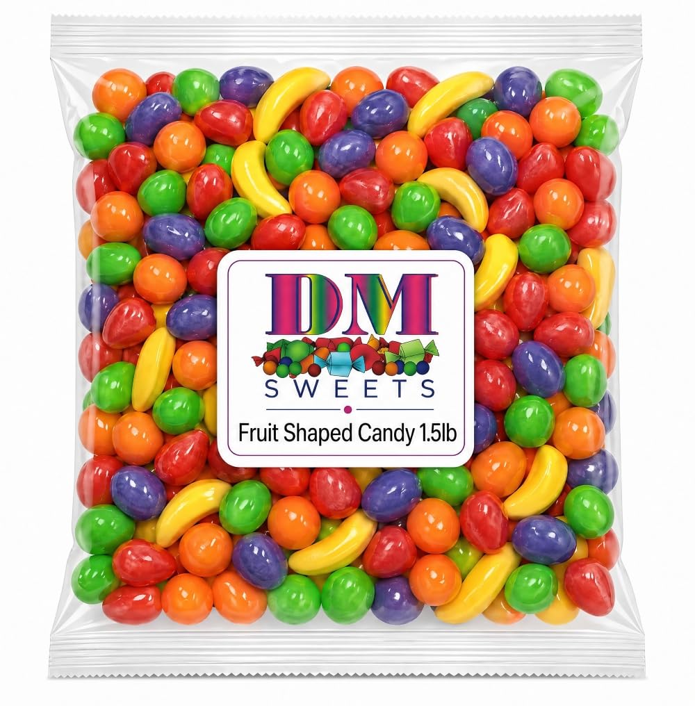 DM Sweets orange candy bite showcasing bright citrus flavor for sharing