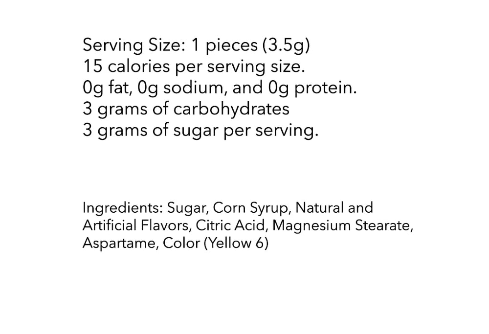 DM Sweets Orange Mints 120 pieces per pound, lasting flavor for after-meal moments.