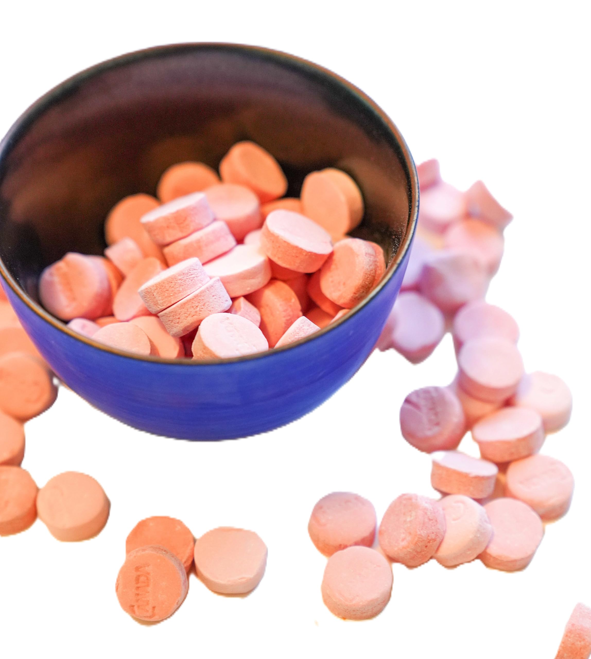 DM Sweets Pink Wintergreen Lozenge Mint 1 lb bulk candies displayed.