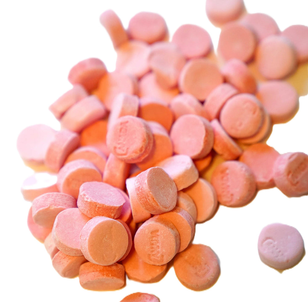 DM Sweets Pink Wintergreen Lozenge Mint 1 lb packfront for bulk gifting.