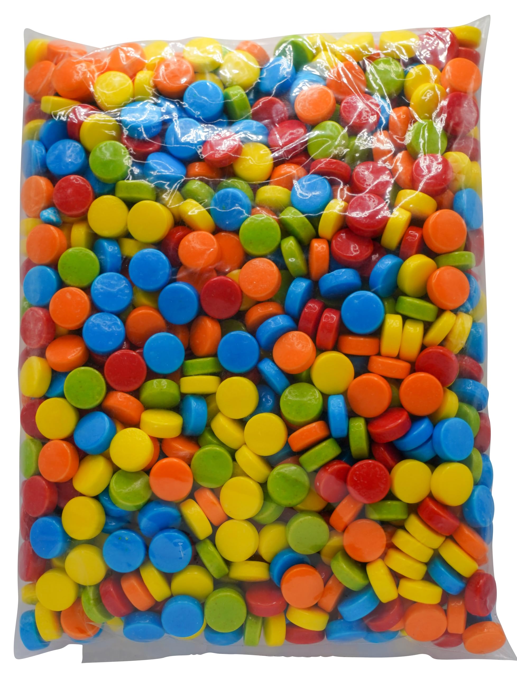 DM Sweets rainbow pucker candy bag closeup ideal for retail displays.