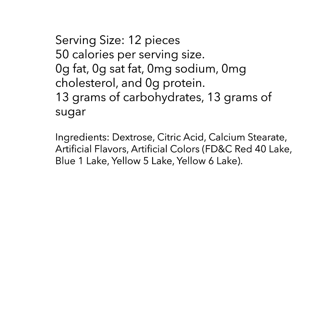 DM Sweets Extreme Sour candies pouring from a bag for easy refills.