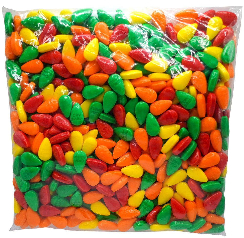 DM Sweets Extreme Sour candies in a bowl offer a crunchy snack option.