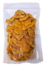 DM Sweets peanut brittle closeup-peanuts with glossy coating