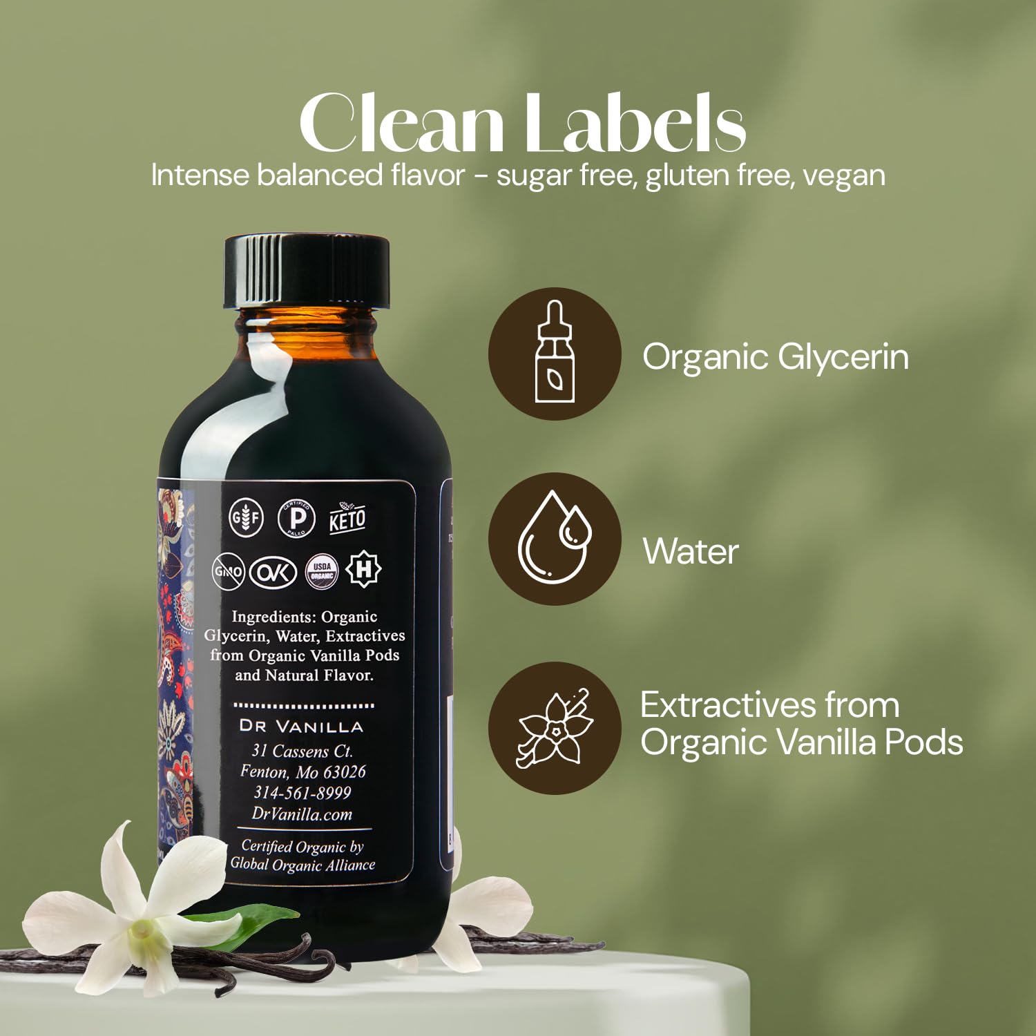 DOCTOR VANILLA ARTISANAL baking-vanilla cookies-scene highlights heat-stable flavor.